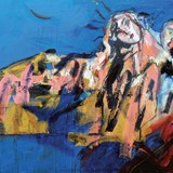 Canti pisani, omaggio a Ezra Pound - 150x110cm