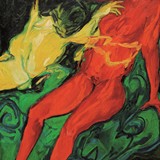 Il messaggero - 1985  100x160 cm