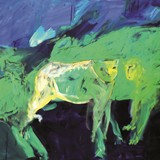 La regina dei gatti - 2000  140x90cm