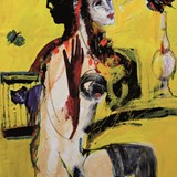 Lume e Falena - 2005  90x120cm